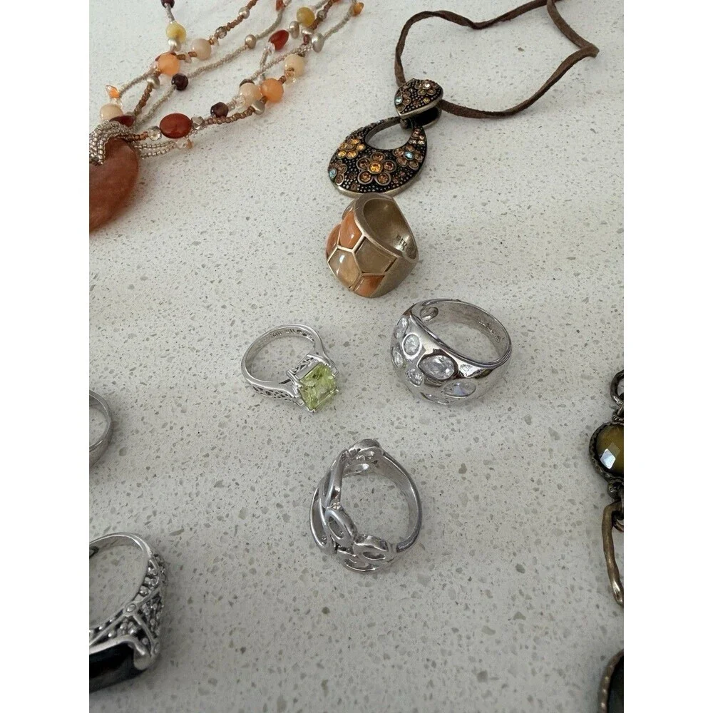 Amazing Lot of All Lia Sophia Jewelry Necklaces, Bracelets, Rings New Used